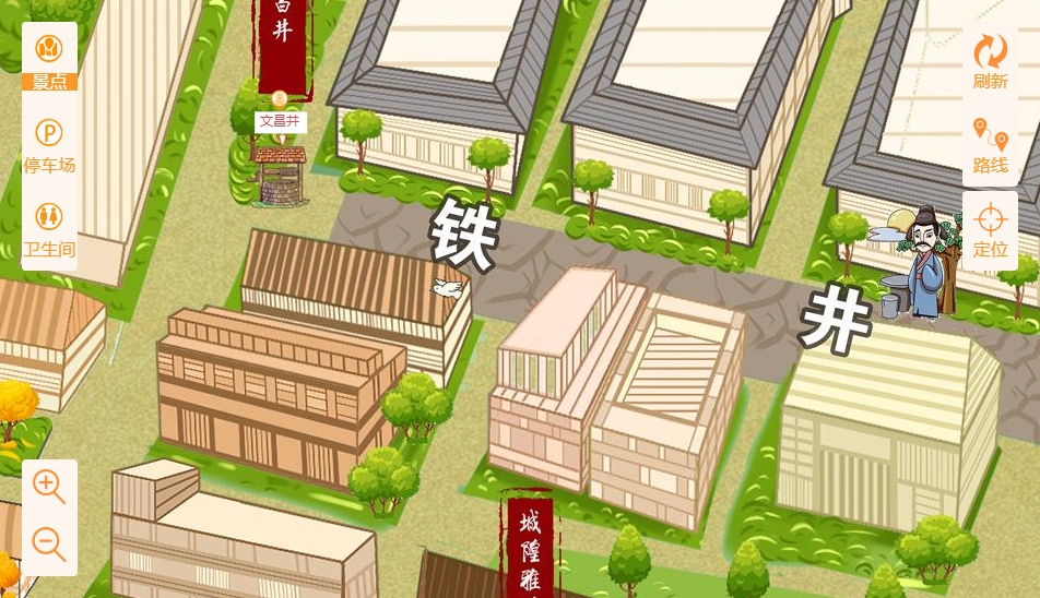 铁东智慧景区：手绘地图与语音导览的完美融合